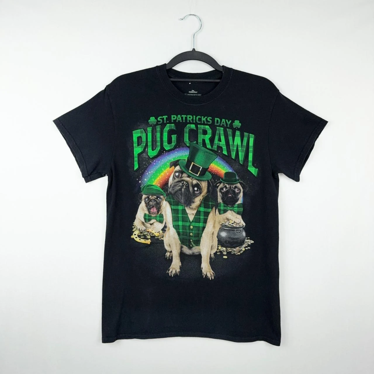 Way To Celebrate Pug Crawl Tee XS/S